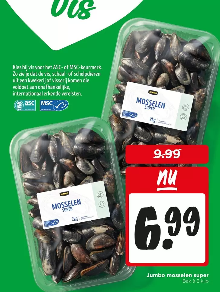 Jumbo -  mosselen super