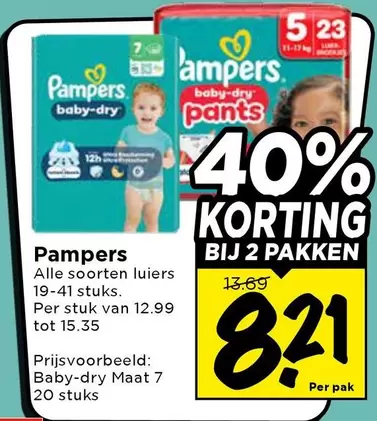 Pampers - Alle soorten luiers