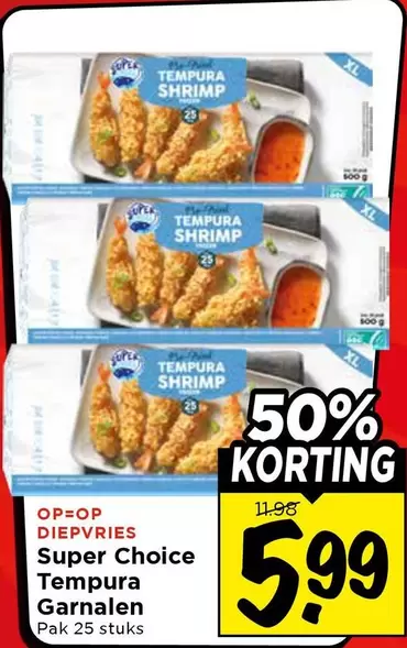 Super Choice Tempura Garnalen