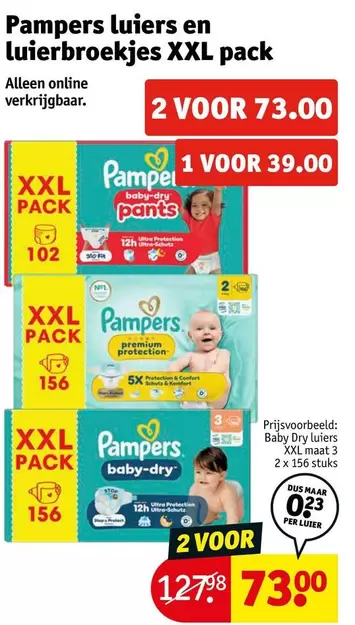 Pampers -  luiers en luierbroekjes XXL pack