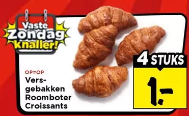 Vers-gebakken Roomboter Croissants