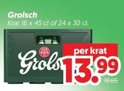 Grolsch - Krat 16 x 45 cl of 24 x 30 cl