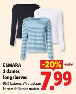 2 dames longsleeves