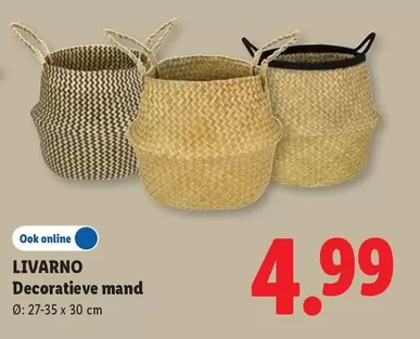 Decoratieve mand