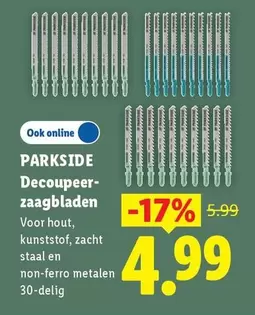 Decoupeerzaagbladen 30-delig