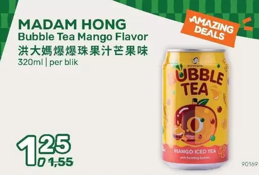 Bubble Tea Mango Flavor