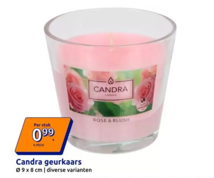 rose - Geurkaars