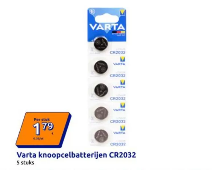 knoopcelbatterijen CR2032