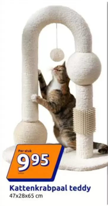 Kattenkrabpaal teddy