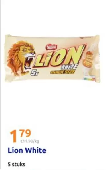 White - Lion Snack Size
