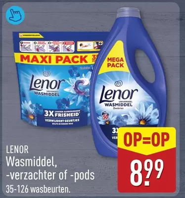 mega - Wasmiddel, -verzuachter of -pods