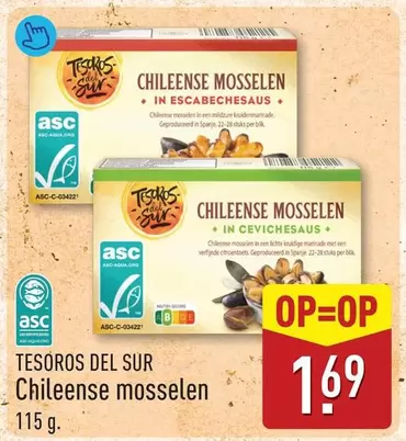De - Chileense mosselen