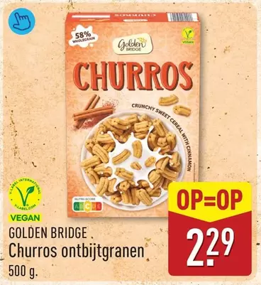 Label - Churros ontbijtgranen