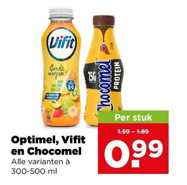 Optimel, Vifit en Chocomel