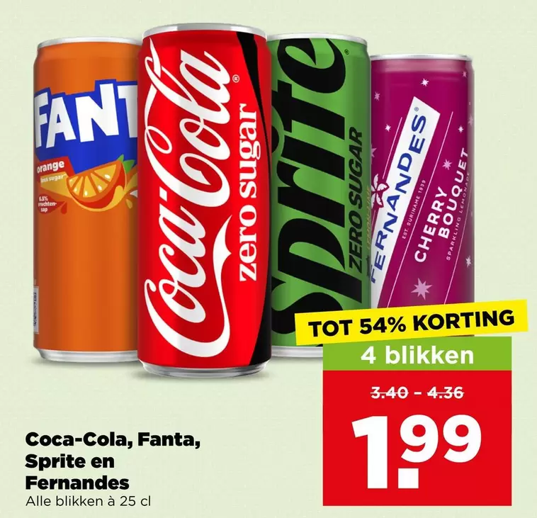 Coca-Cola - , Fanta, Sprite en Fernanades