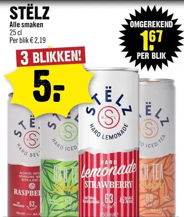 Natural - STËLZ Hard Lemonade Strawberry
