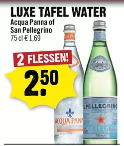 LUXE TAFEL WATER