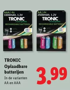 De - Oplaadbare batterijen
