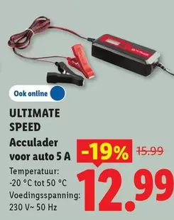 Speed - Acculader voor auto 5 A