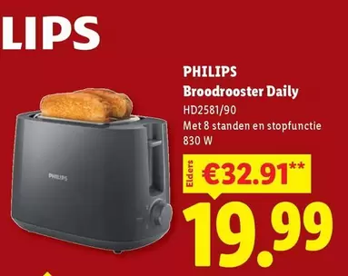 Philips - Broodrooster Daily HD2581/90