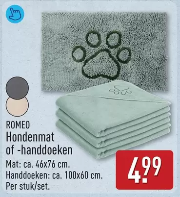 Hondenmat of -handdoeken