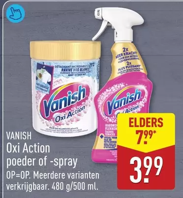 Vanish - Oxi Action poeder of -spray