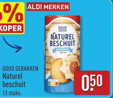 Naturel beschuit