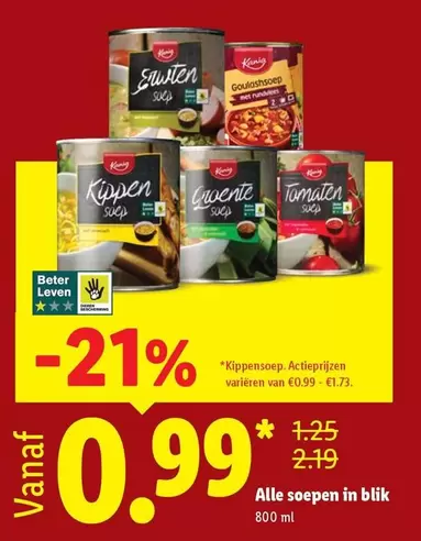Knorr - Soepen in blik