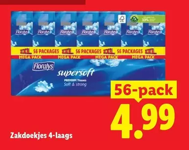mega - Zakdoekjes 4-laags
