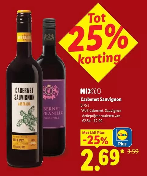 Vintage - Carbenet Sauvignon