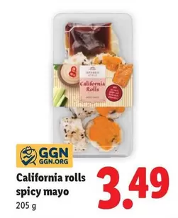 California - rolls spicy mayo