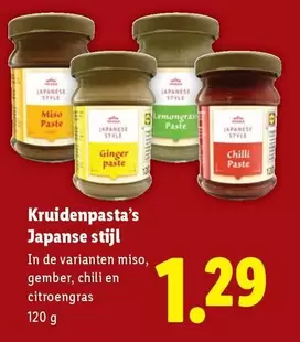De - Kruidenpasta's Japanse stijl