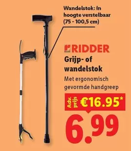 Grijp- of wandelstok