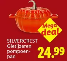 Pan - Gietijzeren pompoen-pan