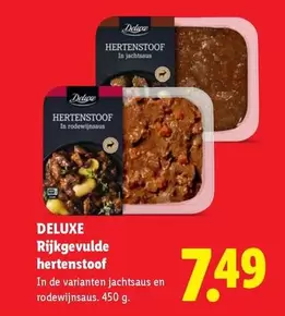 Deluxe - Rijkgevulde hertenstoof