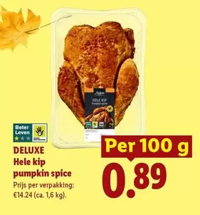 Deluxe - Hele kip pumpkin spice