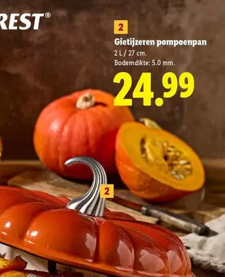 MM - Gietijzeren pompoenpan