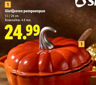 MM - Gietijzeren pompoenpan