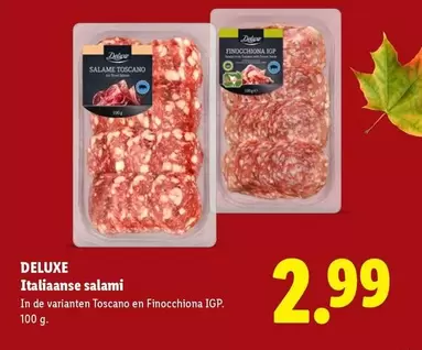 Deluxe - Italiaanse salami