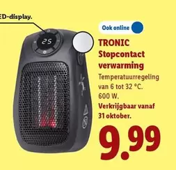 Stopcontact verwarming