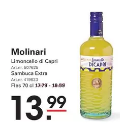Capri - Limoncello di , Sambuca Extra, Art.nr. 507625, Art.nr. 419623