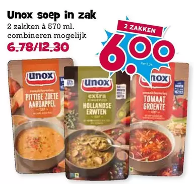 extra - Unox soep in zak