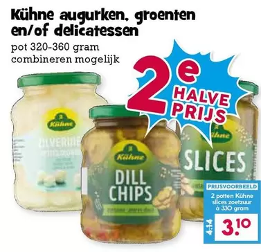 Kühne augurken, groenten en/of delicatessen