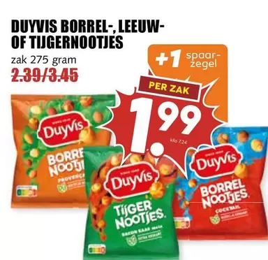 Borrel-, Leeuw- of Tijgernootjes