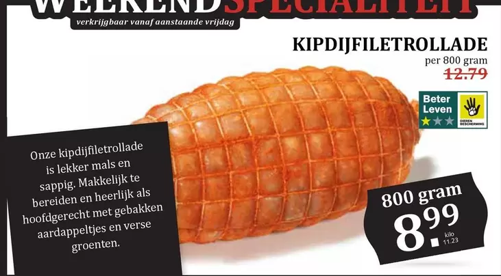 KIPDIJFILETROLLADE
