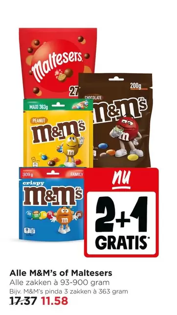 M&M's - or Maltesers