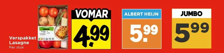 Jumbo - Verspakket Lasagne