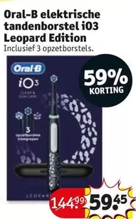 Oral-B - elektrische tandenborstel i03 Leopard Edition