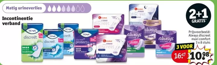 Tena - Incontinentie verband