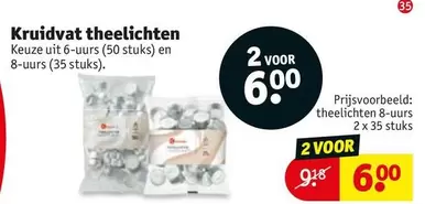 Kruidvat theelichten